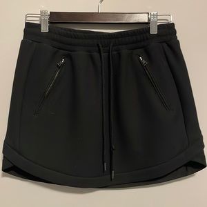 Drawstring mini skirt